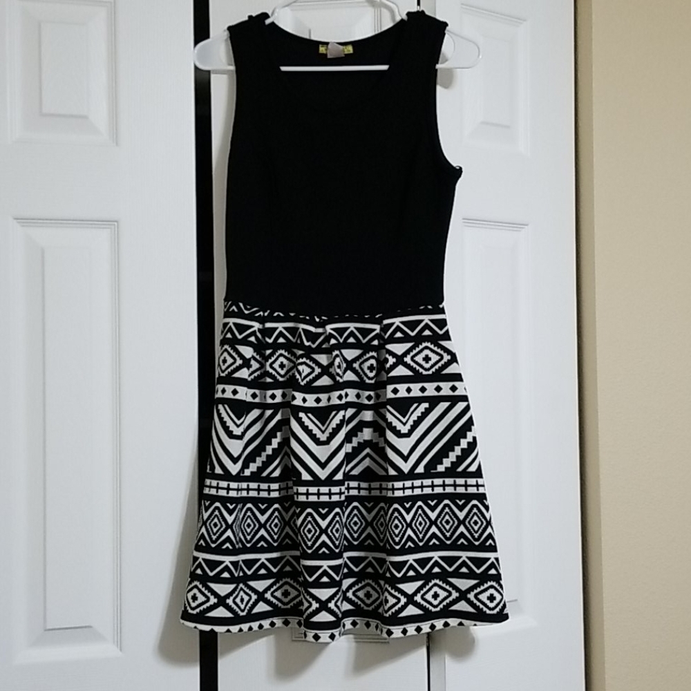 Black and White Dress